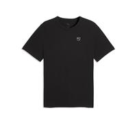 T-Shirt PUMA "Essentials Elevated T-Shirt Herren", Damen, Gr. M, schwarz, Obermaterial: 100% Baumwolle. Rippe: 80% Baumwolle, 20% Polyester, clean, regular fit, Rundhals, Shirts T-Shirt (42232112-M) s