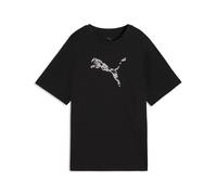 Puma ESSENTIALS GRAPHIC ANIMAL RELAXED TEE T-Shirt für Damen, schwarz, größe L