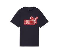 PUMA Essentials Logo Lab Relaxed Graphic T-Shirt Teenager, Kleidung, Blau, 11-12Y Blue