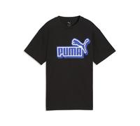 T-Shirt PUMA "Essentials Logo Lab Relaxed Graphic T-Shirt Jungen", Jungen, Gr. 152, schwarz, Obermaterial: 100% Baumwolle. Rippe: 80% Baumwolle, 20% Polyester, relaxed fit, Rundhals, Shirts T-Shirt (8