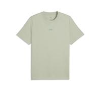 T-Shirt PUMA "Essentials Small No. 1 Logo T-Shirt Herren", Herren, Gr. XS, grün (soft grass grün), Obermaterial: 100% Baumwolle. Rippe: 80% Baumwolle, 20% Polyester, clean, regular fit, Rundhals, Shir