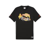 T-Shirt PUMA "F1 Belgien T-Shirt Erwachsene", Damen, Gr. S, schwarz, Obermaterial: 100% Baumwolle; Rippe: 71% Baumwolle, 29% Polyester, clean, regular fit, Rundhals, Shirts T-Shirt (97155230-S) schwar