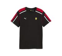 T-Shirt PUMA "Ferrari MT7 T-Shirt Herren", Herren, Gr. M, schwarz, Obermaterial: 100% Baumwolle. Rippe: 30% Polyester, 70% Baumwolle. Einsatz: 100% Baumwolle, regular fit, Rundhals, Shirts T-Shirt (36