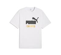T-Shirt PUMA "FUTURE.PUMA.ARCHIVE King Relaxed T-Shirt Erwachsene", Damen, Gr. 4XL, weiß, Obermaterial: 100% Baumwolle; Rippe: 20% Polyester, 80% Baumwolle, relaxed fit, Rundhals, Shirts T-Shirt (4926