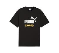 T-Shirt PUMA "FUTURE.PUMA.ARCHIVE King Relaxed T-Shirt Erwachsene", Damen, Gr. L, schwarz, Obermaterial: 100% Baumwolle; Rippe: 20% Polyester, 80% Baumwolle, relaxed fit, Rundhals, Shirts T-Shirt (366