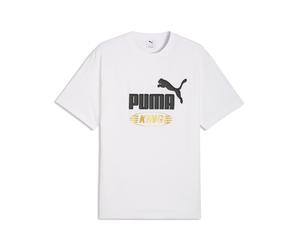 T-Shirt PUMA "FUTURE.PUMA.ARCHIVE King Relaxed T-Shirt Erwachsene", Gr. 3XL, weiß, Obermaterial: 100% Baumwolle. Rippe: 80% Baumwolle, 20% Polyester, relaxed fit, Rundhals, Shirts T-Shirt (49260906-XX