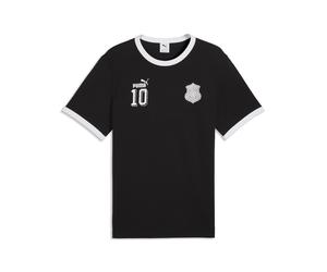 T-Shirt PUMA "FUTURE.PUMA.ARCHIVE Ringer-T-Shirt Erwachsene", Jungen, Gr. S, schwarz, Obermaterial: 100% Baumwolle. Rippe: 80% Baumwolle, 20% Polyester, regular fit, Rundhals, Shirts T-Shirt (49787167