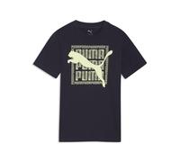 Puma GRAPHIC CAT TEE T-Shirt für Kinder, dunkelblau, größe 152