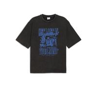 PUMA Graphic Paradise Mindset Washed Boxy T-Shirt Herren, Kleidung, Schwarz, XXL Black