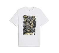 T-Shirt PUMA "Graphics Box T-Shirt Herren", Herren, Gr. L, weiß, Obermaterial: 100% Baumwolle. Rippe: 80% Baumwolle, 20% Polyester, clean, regular fit, Rundhals, Shirts T-Shirt (20069607-L) weiß