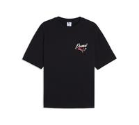 T-Shirt PUMA "Graphics Champions Boxy T-Shirt Herren", Herren, Gr. XL, schwarz, Obermaterial: 100% Baumwolle. Rippe: 20% Polyester, 80% Baumwolle, bedruckt, Rundhals, Shirts T-Shirt (49411040-XL) schw