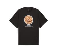 T-Shirt PUMA "Hooptopia Break Fast T-Shirt Herren", Herren, Gr. XL, schwarz, Obermaterial: 100% Baumwolle; Rippe: 70% Baumwolle, 30% Polyester, clean, oversize, Rundhals, Shirts T-Shirt (24469505-XL) 
