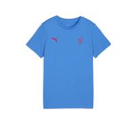 T-Shirt PUMA "Neymar Jr Playmaker Fußball-T-Shirt Jugendliche", Mädchen, Gr. 152, blau (team royal rot blau), Obermaterial: 100% Baumwolle; Kragen: 71% Baumwolle, 29% Polyester, clean, regular fit, Ru