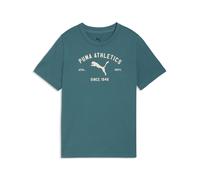 PUMA Class Graphic T-Shirt Jungen 41 - emerald ice 164