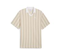 T-Shirt PUMA "PUMA Class Relaxed Pinnacle Polo Herren", Damen, Gr. XL, alpine snow weiß, Obermaterial: 40% Polyester, 60% Baumwolle. Kragen: 38% Polyester, 58% Baumwolle, 4% Elasthan. Besatz: 60% Baum