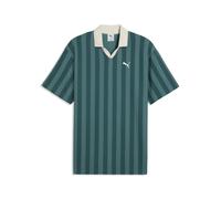 T-Shirt PUMA "PUMA Class Relaxed Pinnacle Polo Herren", Jungen, Gr. XL, grün (emerald ice grün), Obermaterial: 40% Polyester, 60% Baumwolle. Kragen: 38% Polyester, 4% Elasthan, 58% Baumwolle. Besatz: