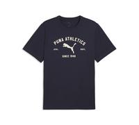 PUMA Class T-Shirt mit Grafik Herren, Kleidung, Blau, S Blue