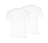 PUMA T-Shirt Everyday Crew Neck Tee Herren 100% Baumwolle Weiß 2er Pack XL