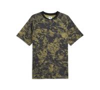 T-Shirt PUMA "PUMA Sport Camo T-Shirt Herren", Herren, Gr. M, chai latte braun, Obermaterial: 100% Baumwolle. Rippe: 30% Polyester, 70% Baumwolle, regular fit, Rundhals, Shirts T-Shirt (62239648-M) ch