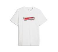 T-Shirt PUMA "PUMA Sport Logo Play T-Shirt Herren", Herren, Gr. L, weiß, Obermaterial: 100% Baumwolle. Rippe: 20% Polyester, 80% Baumwolle, regular fit, Rundhals, Shirts T-Shirt (29591512-L) weiß