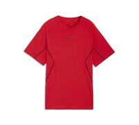 T-Shirt PUMA "PUMA Sport Relaxed T-Shirt Jungen", Jungen, Gr. 140, for all time rot, Obermaterial: 100% Baumwolle. Kragen: 71% Baumwolle, 29% Polyester, clean, relaxed fit, Rundhals, Shirts T-Shirt (3