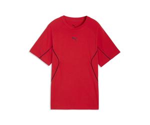 T-Shirt PUMA "PUMA Sport Relaxed T-Shirt Jungen", Jungen, Gr. 152, for all time rot, Obermaterial: 100% Baumwolle. Kragen: 29% Polyester, 71% Baumwolle, clean, relaxed fit, Rundhals, Shirts T-Shirt (3