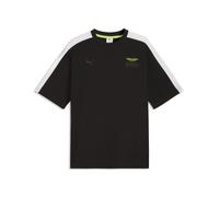 T-Shirt PUMA "PUMA x ASTON MARTIN ARAMCO F1 TEAM T7 T-Shirt Herren", Damen, Gr. M, schwarz, Obermaterial: 100% Baumwolle. Rippe: 71% Baumwolle, 29% Polyester, oversize, Rundhals, Shirts T-Shirt (42878