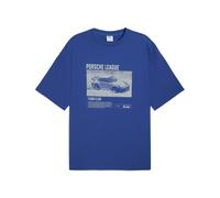 Puma x PORSCHE LEGACY Graphic T-Shirt 2 Herren | Mit Plain | Clyde Royal | Größe: L Blue