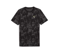 T-Shirt PUMA "PUMATECH T-Shirt Herren", Herren, Gr. M, schwarz, Obermaterial: 100% Baumwolle; Rippe: 71% Baumwolle, 29% Polyester, clean, regular fit, Rundhals, Shirts T-Shirt (65799746-M) schwarz