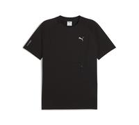 T-Shirt PUMA "PUMATECH T-Shirt mit Brusttasche Herren", Herren, Gr. XL, schwarz, Obermaterial: 35% Baumwolle, 65% Polyester; Rippe: 30% Polyester, 70% Baumwolle; Aufgesetzte Tasche: 50% Elastomultiest