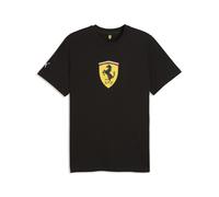 T-Shirt PUMA "Scuderia Ferrari Coloured Shield T-Shirt Herren", Herren, Gr. XL, schwarz, Obermaterial: 100% Baumwolle. Rippe: 75% Baumwolle, 25% Polyester, clean, regular fit, Rundhals, Shirts T-Shirt