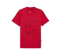 PUMA Scuderia Ferrari Sportswear Graphic T-Shirt Herren, Accessoires, Rot, XS Red