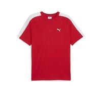 T-Shirt PUMA "T7 T-Shirt Herren", Herren, Gr. L, rot (for all time rot), Obermaterial: 100% Baumwolle; Rippe: 80% Baumwolle, 20% Polyester, clean, regular fit, Rundhals, Shirts T-Shirt (36764430-L) fo
