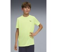 T-Shirt PUMA "TAD ESS TEE B", Jungen, Gr. 128, apple spritz, Jersey, Obermaterial: 100% Polyester, unifarben, regular fit normal, Rundhals, Shirts T-Shirt, für Jugendliche, ergonomischer Schnitt, leic