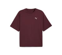 PUMA WARDROBE ESS Boxy T-Shirt Herren, Kleidung, Rot, XXL Red