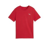 T-Shirt PUMA "WARDROBE ESS T-Shirt Jungen", Jungen, Gr. 128, rot (for all time rot), Obermaterial: 100% Baumwolle. Rippe: 20% Polyester, 80% Baumwolle, regular fit, Rundhals, Shirts T-Shirt (48218139-