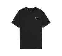 T-Shirt PUMA "WARDROBE ESS T-Shirt Jungen", Kinder, Gr. 140, schwarz, Obermaterial: 100% Baumwolle. Rippe: 20% Polyester, 80% Baumwolle, regular fit, Rundhals, Shirts T-Shirt (90772623-140) schwarz