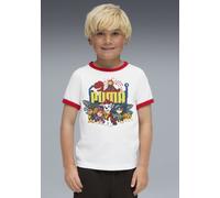 T-Shirt PUMA "X PAW PATROL RINGER TEE", Jungen, Gr. 122, puma weiß, Jersey, Obermaterial: 100% Baumwolle, bedruckt, regular fit normal, Rundhals, Shirts T-Shirt, Regular Fit, Kurzarm, für Kinder, mit