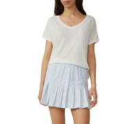 Locker geschnittenes T-Shirt aus Leinenmix XXL creme 2165299.0200.XXL