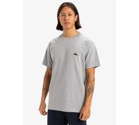 T-Shirt QUIKSILVER "BASIC SHORT SLEEVE TEE YOUNG MEN", Herren, Gr. XL, grau (light grau h), Obermaterial: 100% Baumwolle, Rundhals, Shirts T-Shirt, für Erwachsene, sportlicher Stil, aus Baumwolle (621