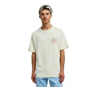 Quiksilver T-Shirt Curve Palm – Bone White – Herren Gr. L
