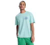 Quiksilver Curve Palm Kurzarm-t-shirt XS Blue Haze