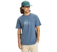 T-Shirt QUIKSILVER "Ev Comp Logo", Herren, Gr. M, blau (china blau), Obermaterial: 70% Baumwolle, 30% Baumwolle;, Shirts T-Shirt (12318045-M) china blau