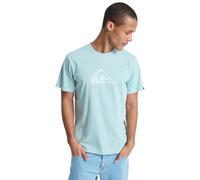 Quiksilver T-Shirt Ev Comp Logo Herren kurzarm blau-weiß Größe M