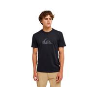 Quiksilver T-Shirt Ev Comp Logo Obermaterial 70/30 Walkfrottier Damen Größe M Schwarz