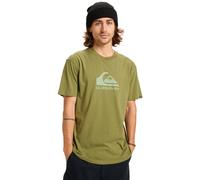 Quiksilver T-Shirt mit kurzen Ärmeln, EV Com Logo, SS, Grün, XL