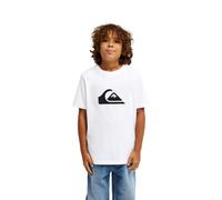 T-Shirt QUIKSILVER "Ev Comp Logo", Jungen, Gr. 12(148-156cm), weiß, Obermaterial: 100% Baumwolle., Shirts T-Shirt (29354219-12) weiß