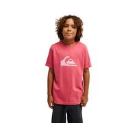 T-Shirt QUIKSILVER "Ev Comp Logo", Jungen, Gr. 14, pink (slate rose), Obermaterial: 100% Baumwolle., Shirts T-Shirt (74267760-14) slate rose