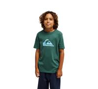 T-Shirt QUIKSILVER "Ev Comp Logo", Jungen, Gr. 8, grün (forest), Obermaterial: 100% Baumwolle., Shirts T-Shirt (73847301-8) forest