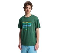 T-Shirt QUIKSILVER "EV Horizon Fade", Herren, Gr. XS, forest, Obermaterial: 70% Walkfrottier, 30% Walkfrottier;, Shirts T-Shirt (95750401-XS)
